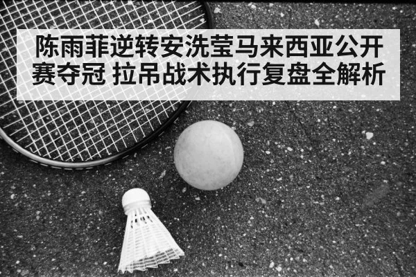 陈雨菲逆转安洗莹马来西亚公开赛夺冠 拉吊战术执行复盘全解析